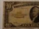 Series Of 1928 $10 Gold Certificate Note Very Fine Fr 2400 Small Size Notes photo 2
