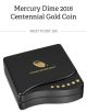 Five (5) 2016 Mercury Dime Centennial Coin Gold 1/10 Oz 24k Confirmed Gold photo 3