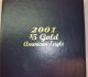 2001 1/10th Oz $5 Gold Coin Gold Bu Gold photo 1