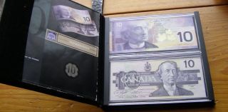 2 10 Dollars Same Serial Number,  Lasting Impression,  Issued By Bank Of Canada photo