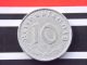 German Coin 10 Reichspfennig 1947 A Zinc Allied Occupation Thrid Reich Nazi Ww2 Germany photo 1