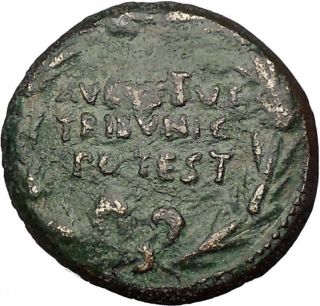 Augustus 16bc Big Authentic Ancient Roman Coin Large Sc I51104 photo