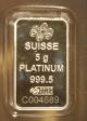 5 Gram Platinum Bar - Pamp Suisse (fortuna) Platinum photo 2