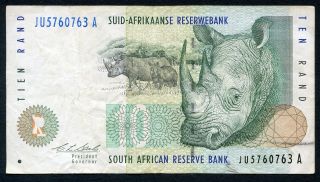 South Africa 10 Rand 1995 Circulated Banknote 224 photo