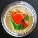 2011 Tulip With Venetian Glass Lady Bug $20 1 Oz Silver Coin Canada Rare Coins: Canada photo 1