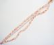 Antique Pink Angel Skin Coral Double Necklace - Carved Coral Flower Clasp 220g Asia photo 3