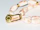 Antique Pink Angel Skin Coral Double Necklace - Carved Coral Flower Clasp 220g Asia photo 5