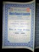 Mines De Diamants De Cannavieiras,  Share Certificate 1898 Diamond Mine Brazil World photo 1