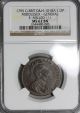 1795 Ngc Ms 62 Roman Conder 1/2 Penny Middlesex Social Dh 1018a 15012402 UK (Great Britain) photo 1