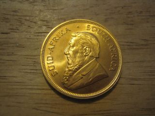 1983 Krugerrand 1 Oz South African Gold Bullion Coin Estate photo