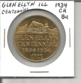 (i) So Called Dollar 1934 Ch Bu Glen Ellyn Il Centennial photo