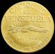 1955 Gold Terepaima Venezuela 6 Gram Indian Caciques Coin State South America photo 1