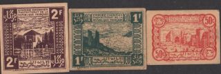 Morocco 50 Cent,  1 & 2 Francs 6.  4.  1944 P 41,  42 & 43 3 Circulated Banknote photo
