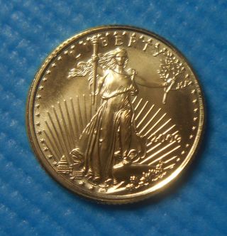 2000 1/10 Oz $5 Dollar Gold American Eagle Coin photo