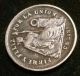 1877 Peru Silver 1 Dinero South America photo 3