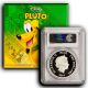 2014 Niue Pcgs Pr70 Fs Pluto Disney.  999 Silver $2 First Strike & Ogp Australia & Oceania photo 1