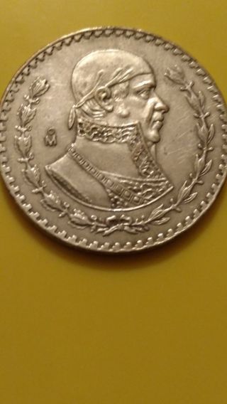 Mexico 1963 Un Silver Peso photo