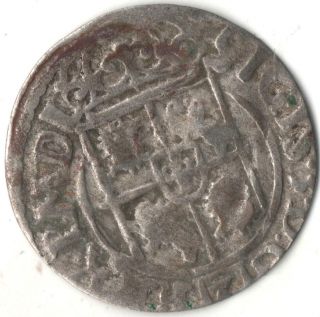 1627 Silver 1/24 Thaler Rare Very Old Antique Renaissance Medieval Era Coin photo
