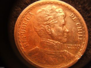 1942 Chile 1 Mexican Peso photo