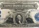1899 Two Dollar Silver Certificate,  Blue Label,  $2 Large Note Bill S/h Large Size Notes photo 4