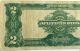1899 Two Dollar Silver Certificate,  Blue Label,  $2 Large Note Bill S/h Large Size Notes photo 8