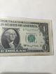 One Dollar Bill Series 1963 A Crisp Uncirculated York Small Size Notes photo 2