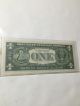 One Dollar Bill Series 1963 A Crisp Uncirculated York Small Size Notes photo 3
