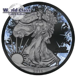 2016 Us Walking Liberty Deep Frozen Edition 1oz Ruthenium Bu Silver Coin photo