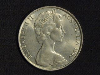 1966 Australia Silver 50 Fifty Cents,  Bu, photo
