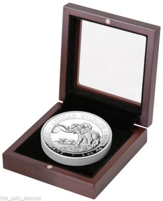 Elephant - Exclusive High Relief - 2016 1 Oz Silver Coin - Somalia photo