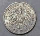 1914 German States - 5 Mark - Prussia (preussen) - Wilhelm Ii - Xf Silver Coin Empire (1871-1918) photo 1