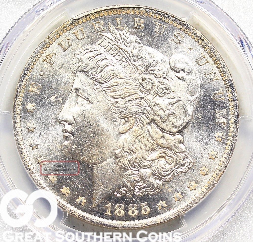 1885 - O Pcgs Morgan Silver Dollar, Proof - Like, Pcgs Ms 64 Pl