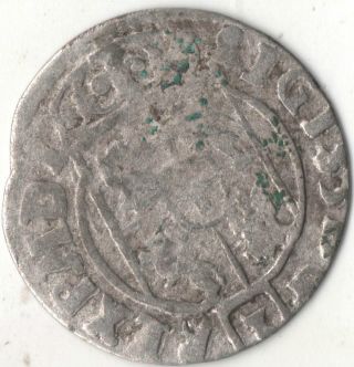 1624 Silver 1/24 Thaler Rare Very Old Antique Renaissance Medieval Era Coin photo