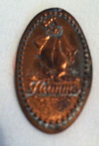 Hamm ' S Beer Bear Hamm ' S Brewing Co Elongated Pressed Copper Penny photo