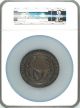 Swiss 1916 Bronze Shooting Medal Zurich R - 1855a Niederglatt Ngc Ms64 Very Rare Europe photo 2