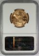 2011 $25 American Gold Eagle Ngc Ms70 25th Anniversary - Early Releases Gold photo 1