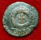 Ancient Roman Empire Coin Of Theodosius Ii Son Of Arcadius Cross Wreath Reverse Coins: Ancient photo 3