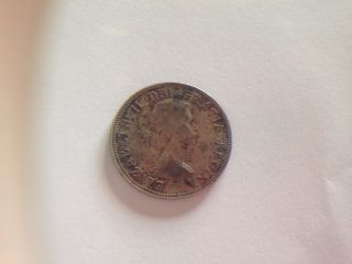 1953 Canada 25 Cent Coin,  80 Silver photo