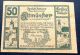 1920 Germany Austria Notgeld 50 Heller Altmunster Emergeny Banknote Cu Ng9 Europe photo 1