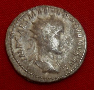 Roman Silver Ancient Coin - Gordian Iii Circa 238 Ad - 2119 - photo