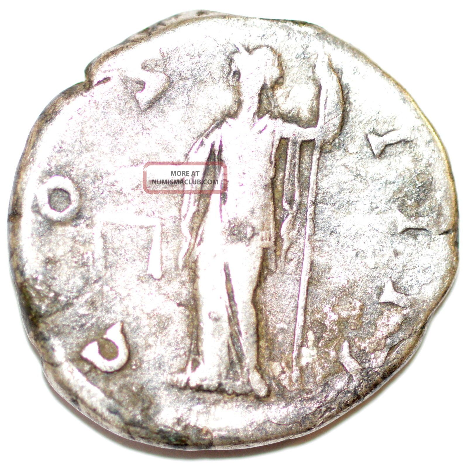 Authentic Antoninus Pius, Ar Silver Denarius, Rv Cos Iiii ...