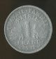 1942 (france) French 1 Franc Aluminum Coin (ww Ii Issue) France photo 1