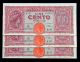 1944 Italy Banknote 100 Lire Italia Turrita Aunc Serie A195/ 03930 Europe photo 2