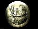 1 Troy Ounce.  999 Fine Silver Stackable King Neptune,  99.  9 24k Gold $100 Bill Silver photo 2
