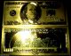 1 Troy Ounce.  999 Fine Silver Stackable King Neptune,  99.  9 24k Gold $100 Bill Silver photo 3