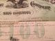 Vintage 1873 Stock Certificate Atlantic And Pacific Ins.  Company Of Chicago Stocks & Bonds, Scripophily photo 6