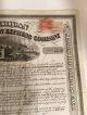 American Merchants Union Express Co.  Stock Certificate Signed Fargo 658 Transportation photo 5