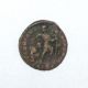 Ancient Roman Bronze Coin—emperor Gratian I—ad 375 - 383—christogram Reverse Coins: Ancient photo 1