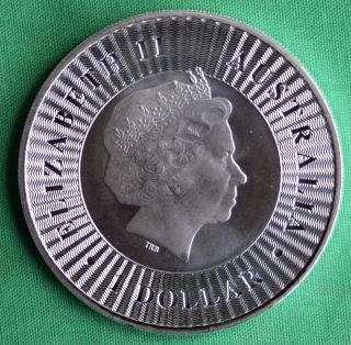 2016 Silver Australian Kangaroo $1 Dollar Bullion Coin 1 Oz Silver Perth R photo