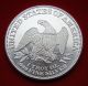 Solid Silver Round 1 Troy Oz 2016 Seated Liberty Eagle Highland.  999 Bu Silver photo 1